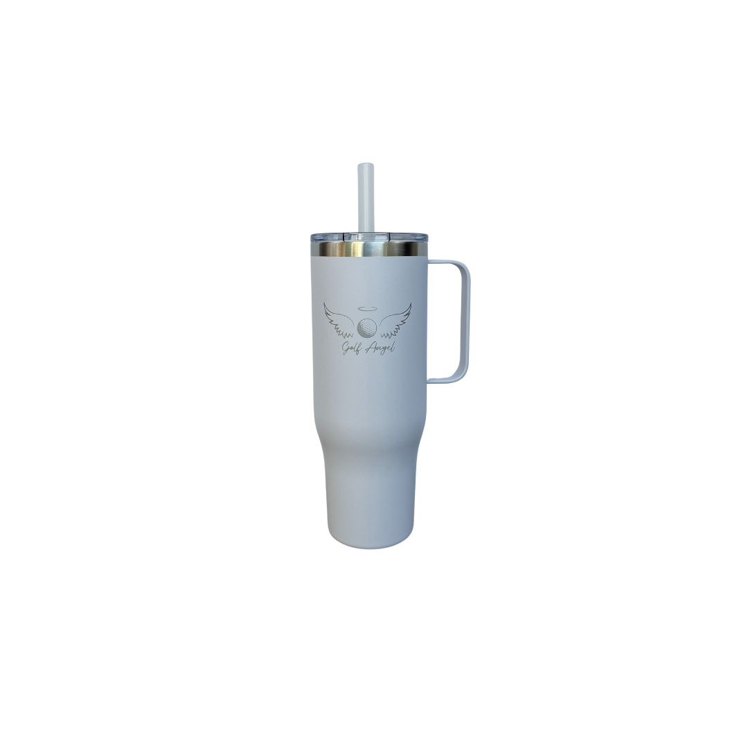 Golf Angel Tumbler-White